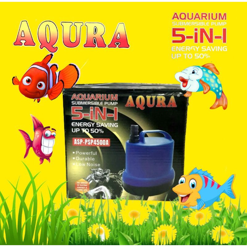 AQURA PSP 4500A POMPA AQUARIUM/KOLAM IKAN HIAS