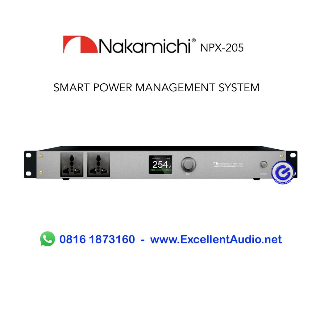 Nakamichi NPX205 power sequencer smart power management system