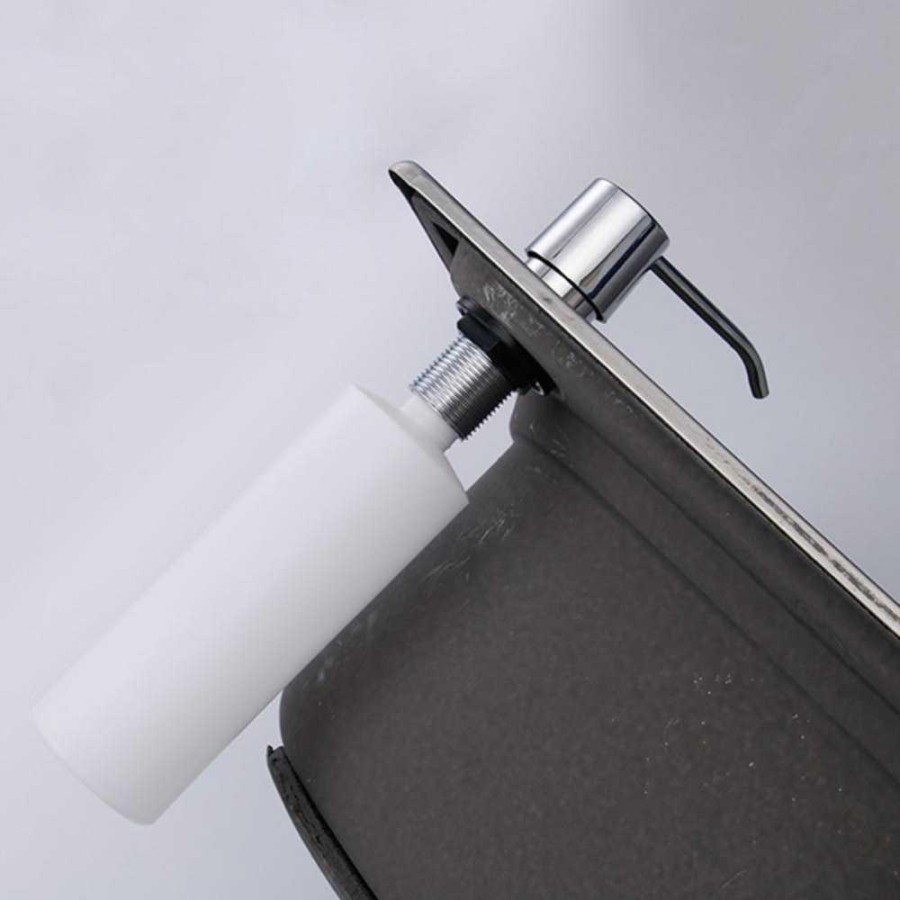 Tempat Sabun Keran Air Soap Dispenser 220ml - JJ-3122 - Silver