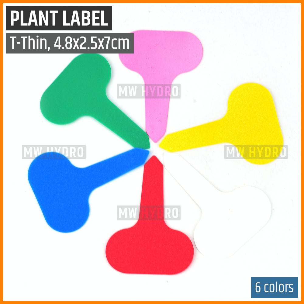 Plant Label Name Tag - Label Penanda Tanaman, Model Tee - T 5x7 cm