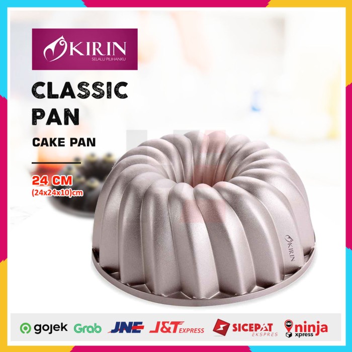 

Kirin Loyang Kue Bolu Cake Pan Classic 24cm