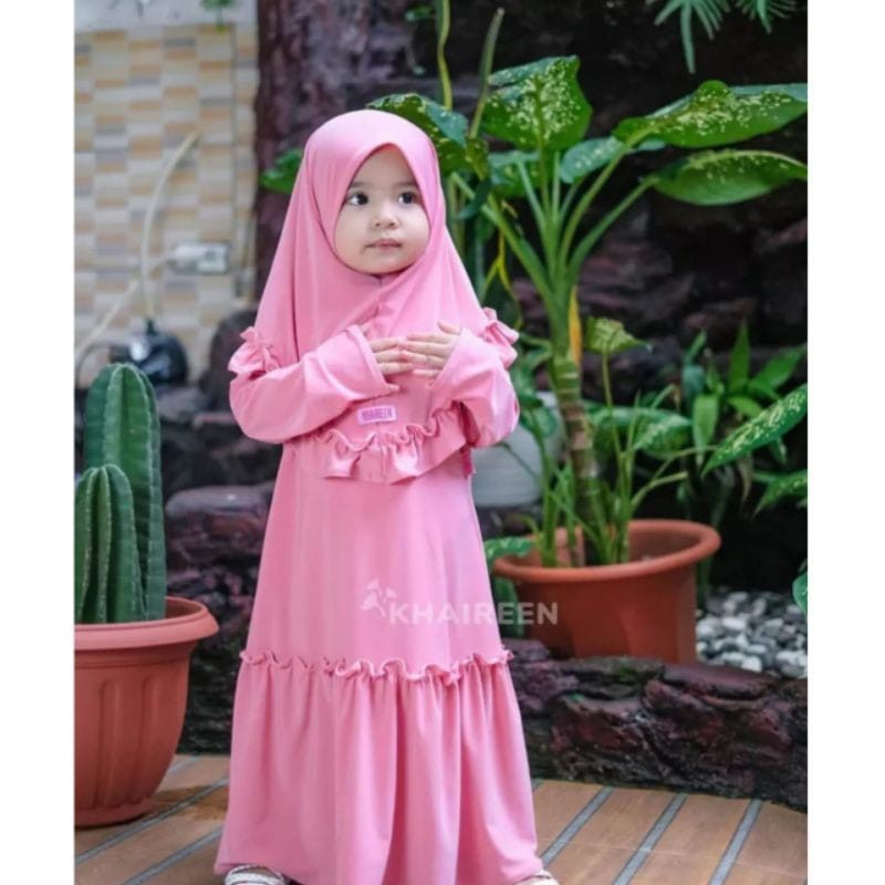 [ NEW ] GAMIS ANAK REMPEL 3-5THN