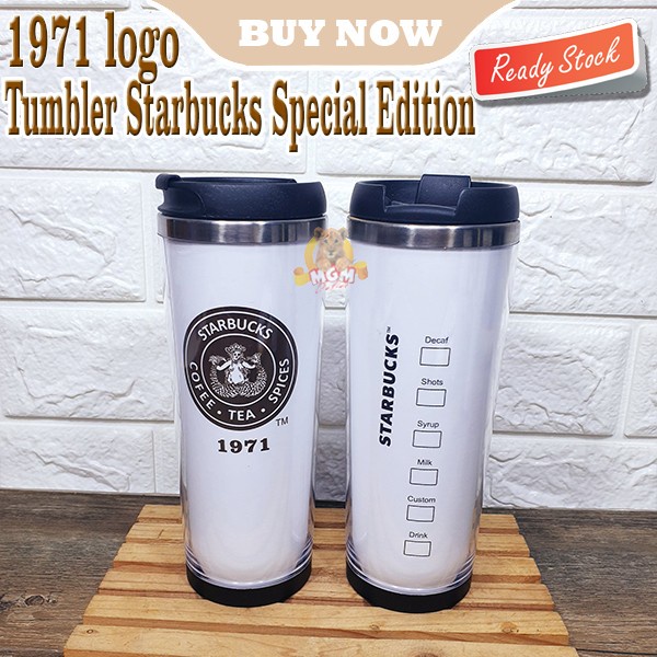 Tumbler Starbucks 450ml my botol stainless Special Edition LOGO 1971