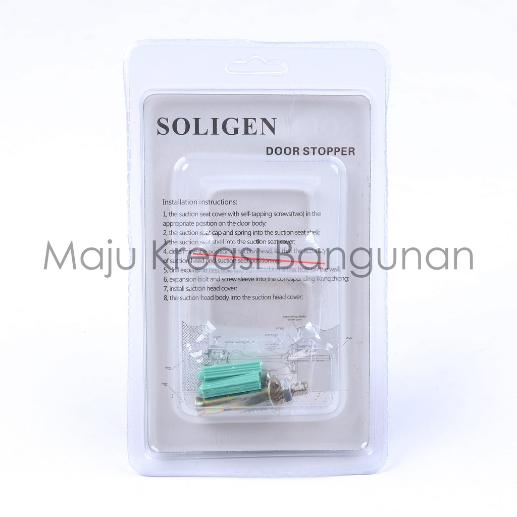 Door Stopper Magnet SOLIGEN 704 Door Stop Penahan Doorstop Tahanan Pintu Doorstopper Ganjalan Ganjel