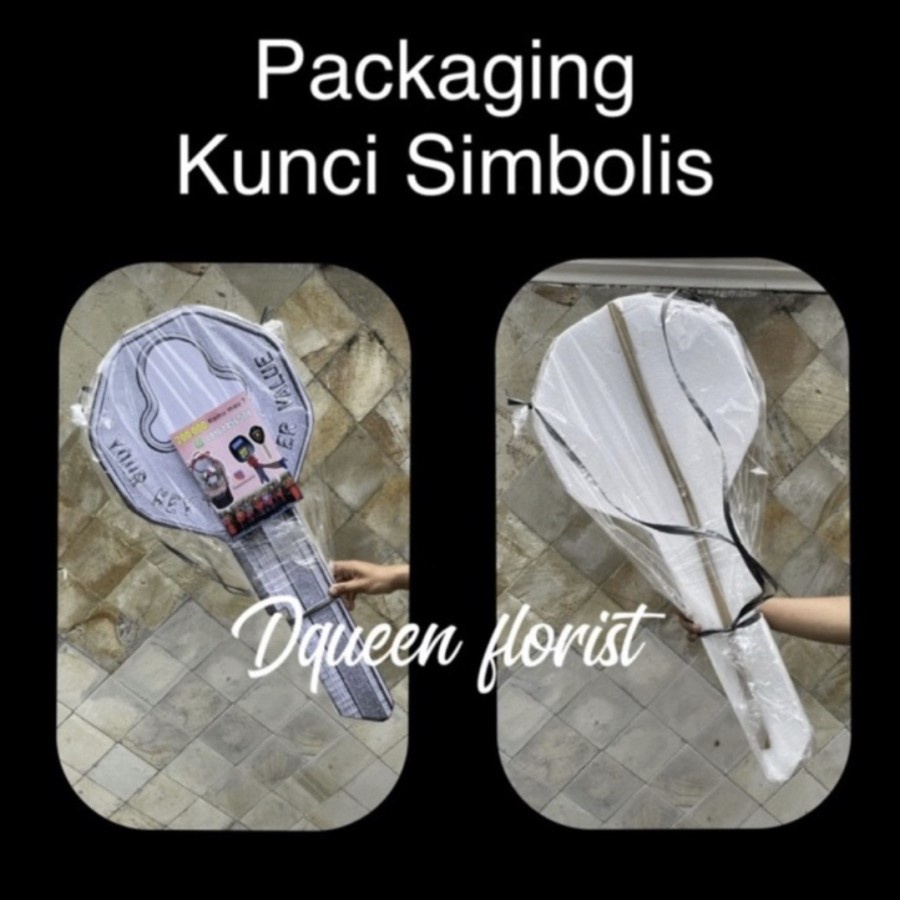 Kunci simbolis styrofoam / pernak pernik