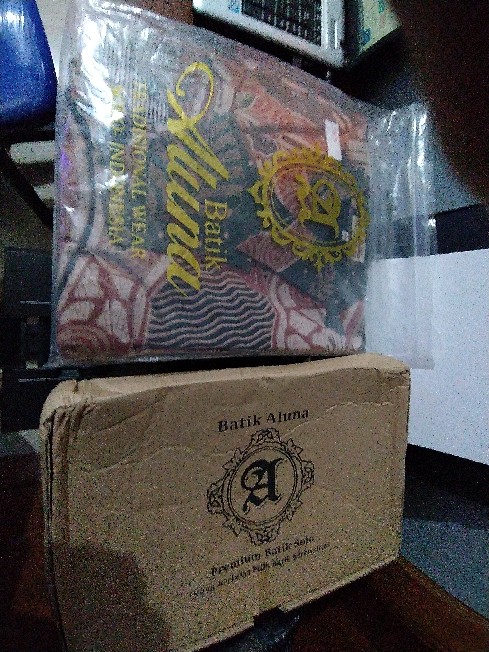 Batik Pria/cowok Dewasa Lengan Panjang Premium Slim Fit Furing Modern Solo Batik Aluna Asd-071