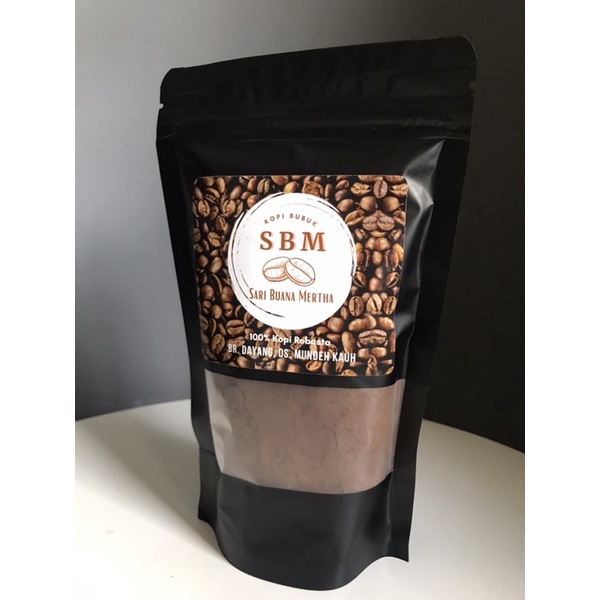 

Kopi Hitam Murni 100% - Kopi Bubuk Robusta Asli Bali 60gr