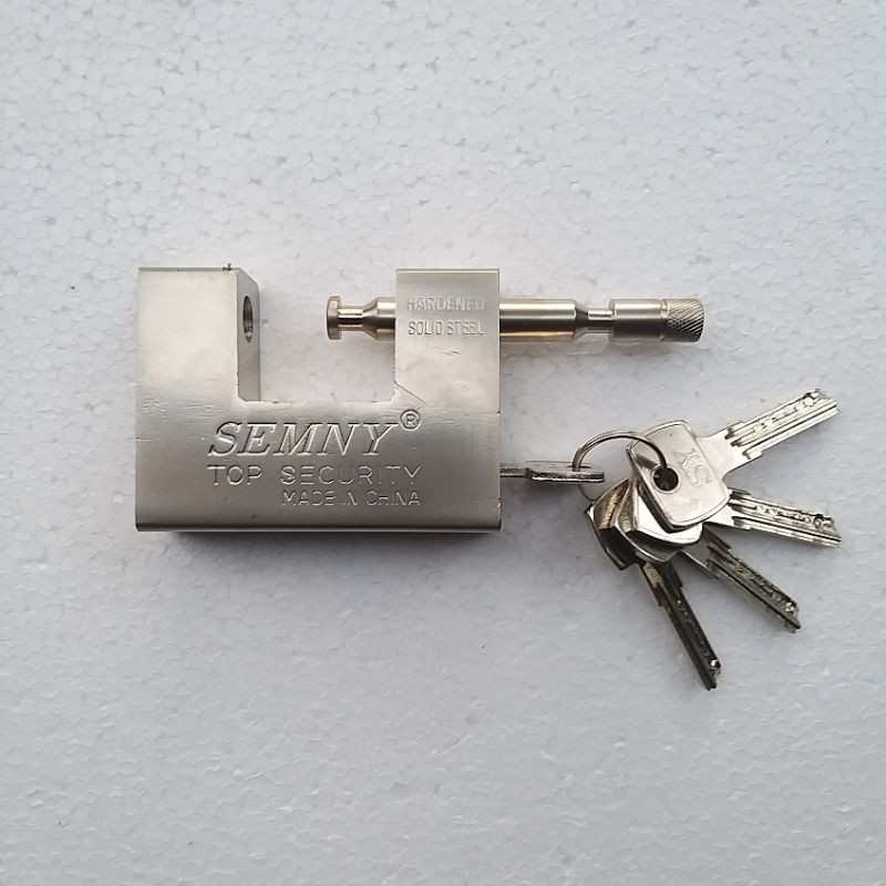 Gembok SEMNY Anti Maling Anti Potong Panjang 94 mm 9,4cm