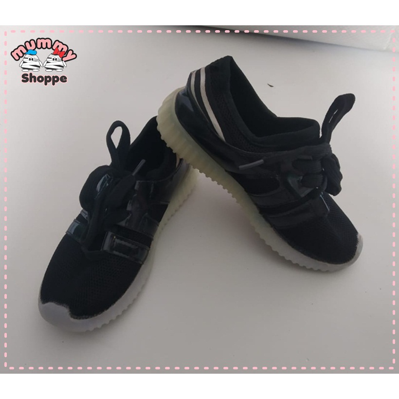 sepatu fashion anak sneakers S91005 shoes black