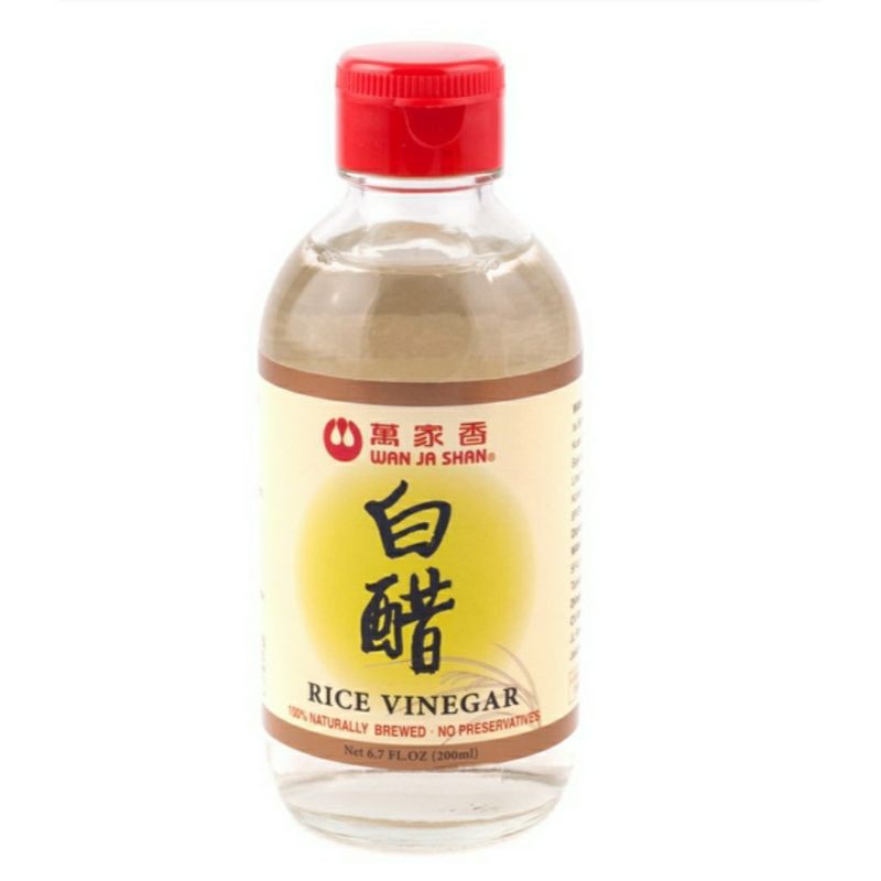 

Wan Ja Shan Rice Vinegar Naturally Brewed Cuka Beras 200 ml