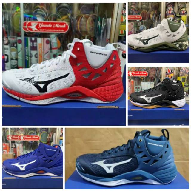 Sepatu Mizuno wave Momentum Mid sepatu voli