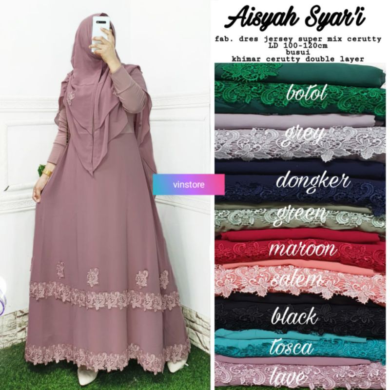 Aisyah gamis syari