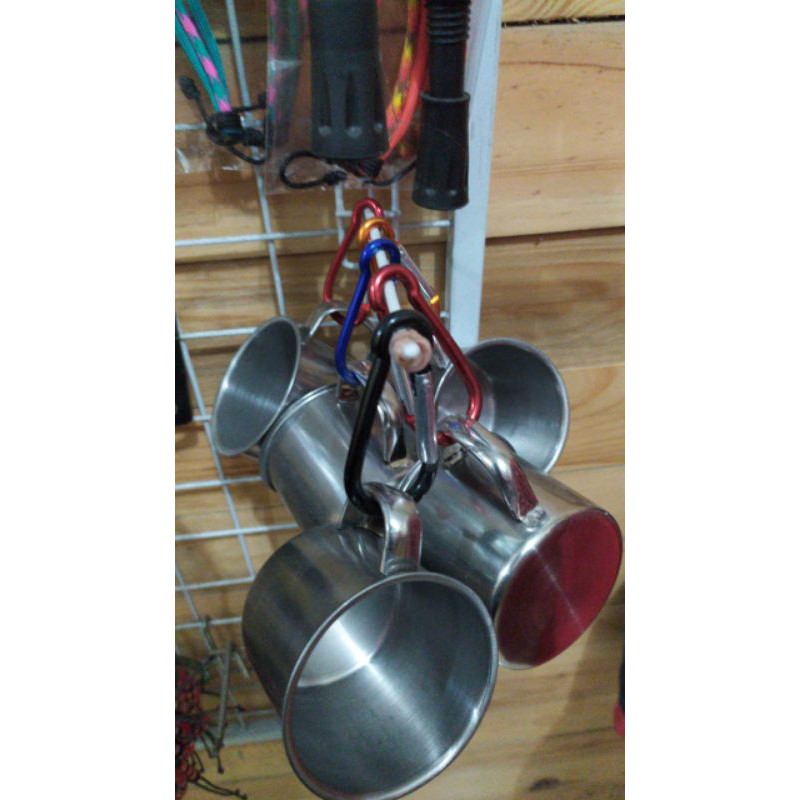 mug stainless/cangkir stainless/gelas stainless/cangkir gunung diameter 7cm