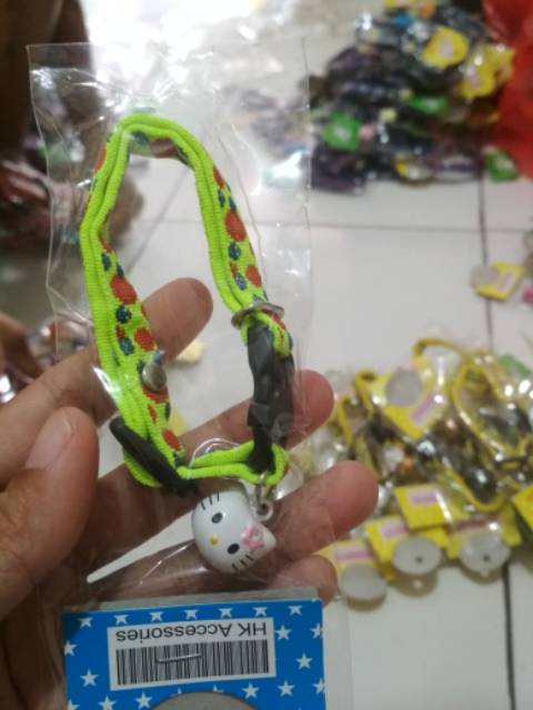 Kalung Kucing Motif Lonceng Karakter 3D