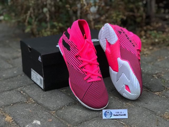 HOT DEALS SEPATU FUTSAL ADIDAS NEMEZIZ 19.3 IN SHOCK PINK/BLACK F34411 ORIGINAL BNIB