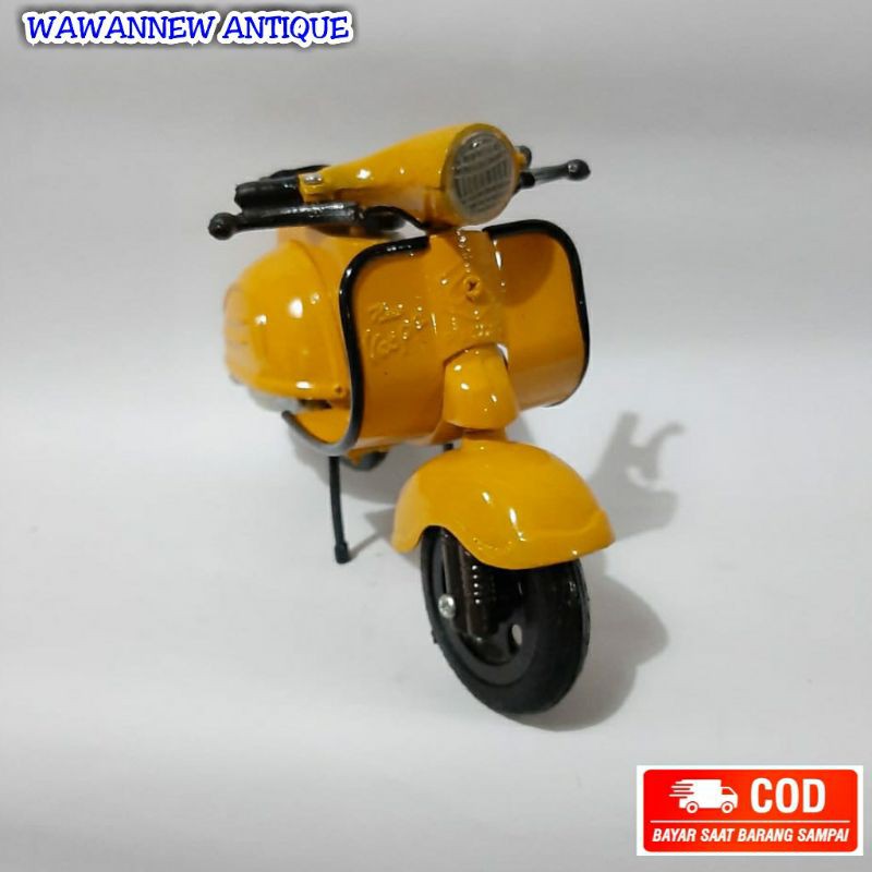 COD Diecast Miniatur Vespa Murah Cocok Untuk Buat Koleksi dan Kado