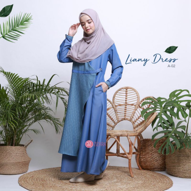 LIANY DRESS | Gamis Zizara
