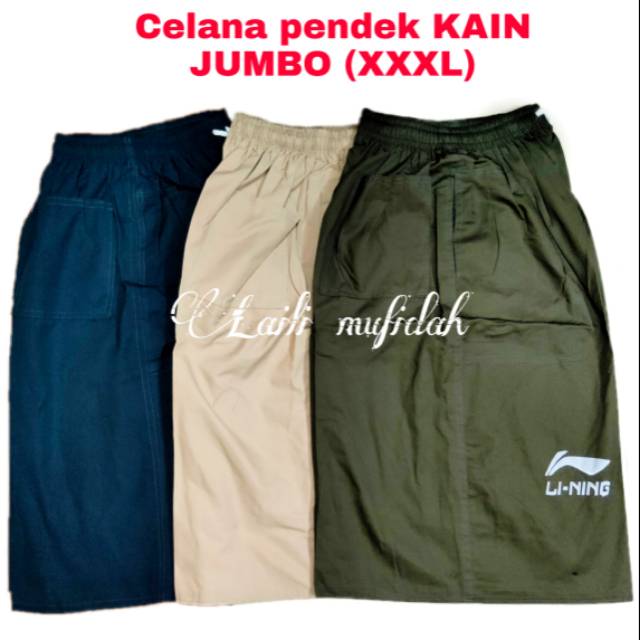 CELANA PENDEK KAIN JUMBO