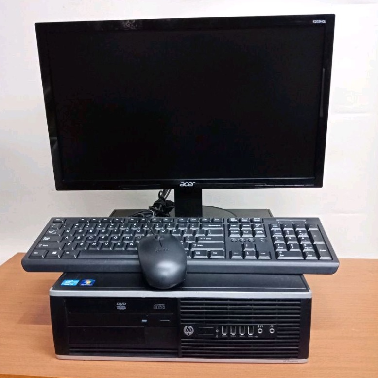 Paket KOMPUTER CPU PC Hp 6300/8300 DESTOP BUIL UP/ Core i5-3470 3.20ghz/ram 4gb hdd/500gb MONITOR 19&quot;INCH+ keyboard mouse +WINS 10 SIAP PAKEI