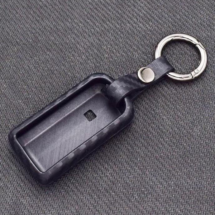 kuncmbl10.49- silicone kunci mobil carbon fiber pajero sport / xpander / outlander -toko-aksesoris-