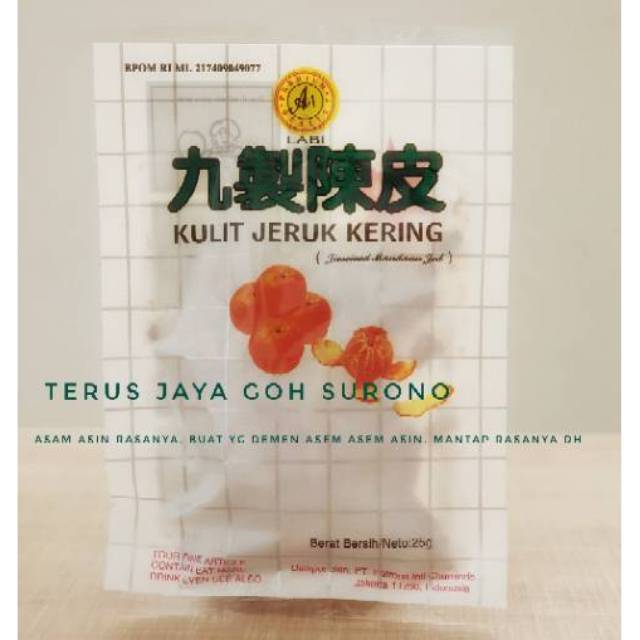 

Manisan Kulit Jeruk Asin