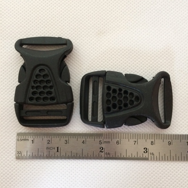 Kunci sodok tas 2.5 cm plastik buckle PP GTW25PP