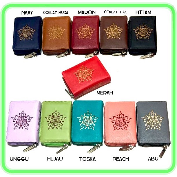 Mushaf Hapalan Al Quran Al Mubarak A7 (7 x 10.5 ) Pocket Resleting Tanpa Terjemah