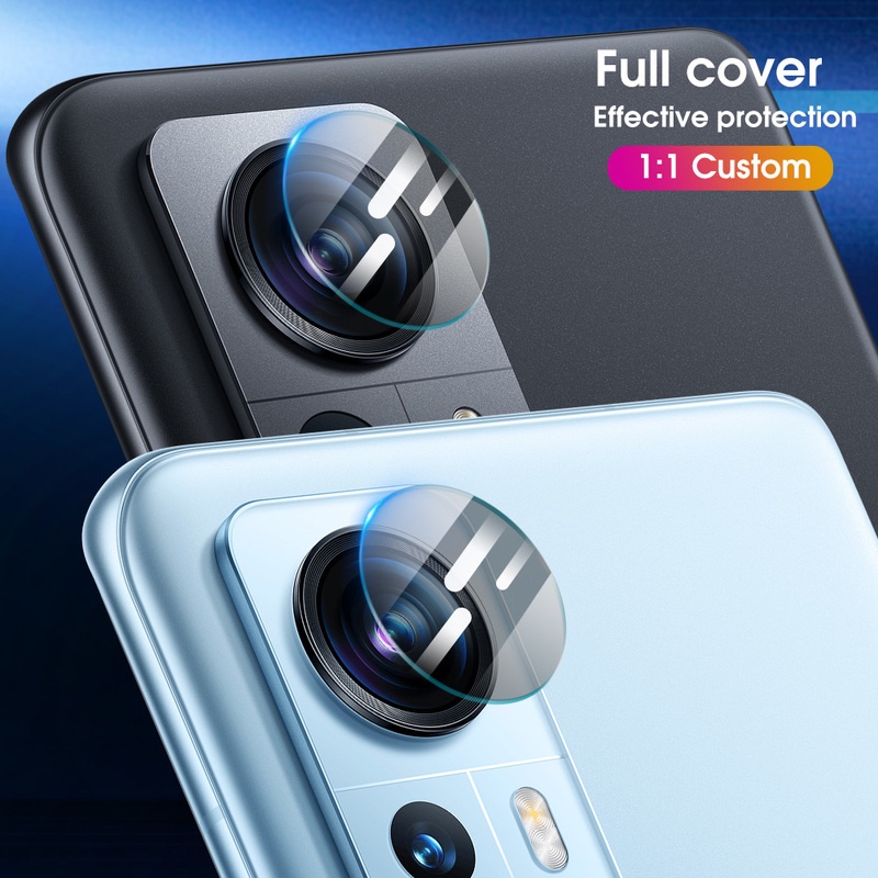 Pelindung Lensa Kamera Tempered Glass 9H Ultra Tipis Anti Gores Untuk Xiaomi 12 / 12X / 12 Pro