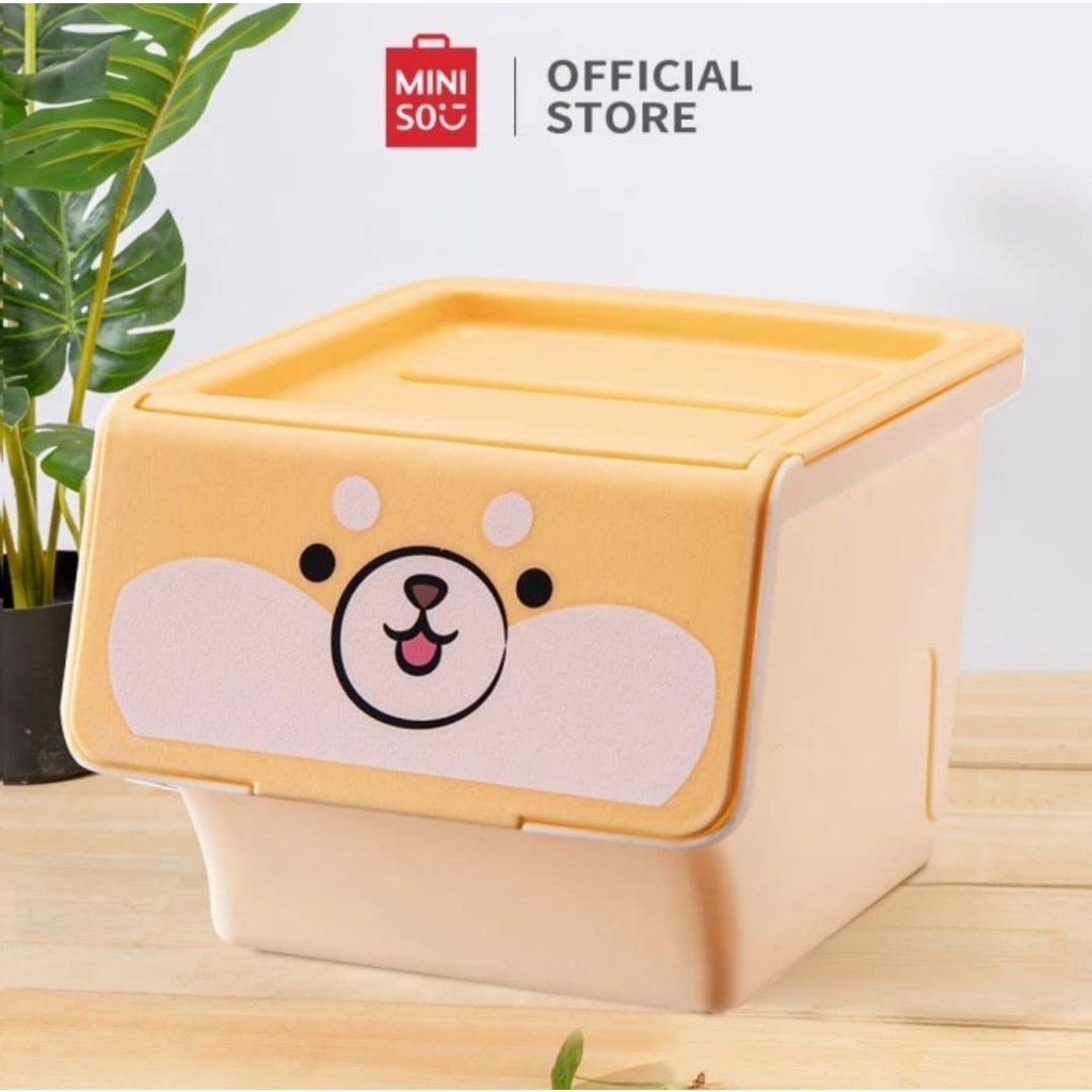 MINISO Kotak Penyimpanan kecil dengan Tutup Storage Box with Lid Cosmetic Box Candy Bin