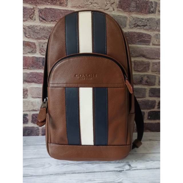 Coach Polgan Sling bag for man Multi Brown