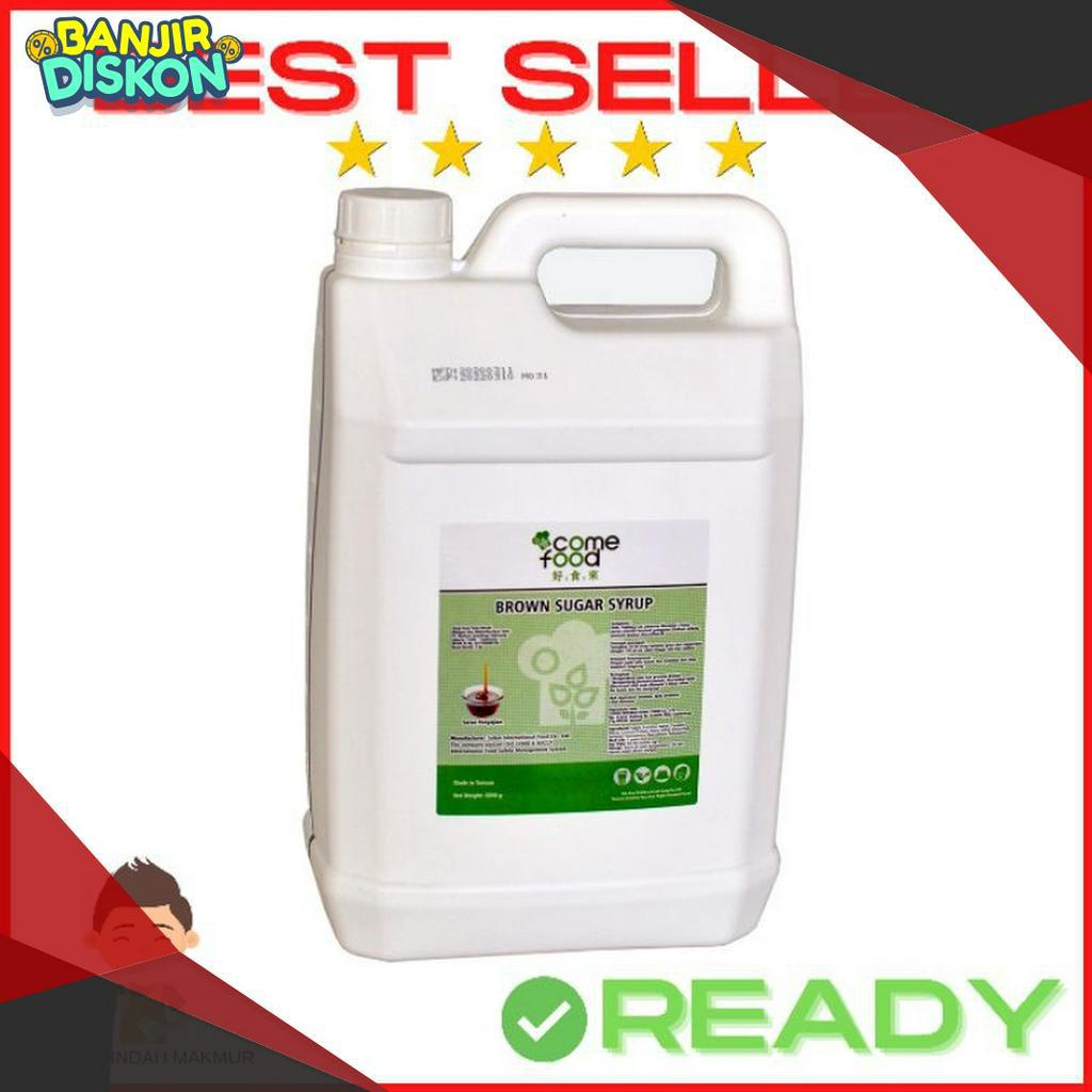 

MURAH MERIAH GROSIR GOJEK Brown Sugar Cair Import Taiwan COME FOOD Gula Aren Liquid 5kg