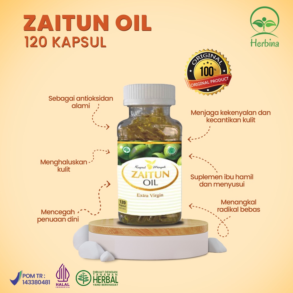 

Minyak zaitun oil 120 kapsul