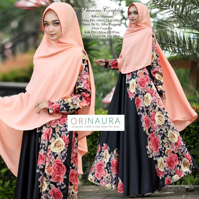 Baju dress sherina syari