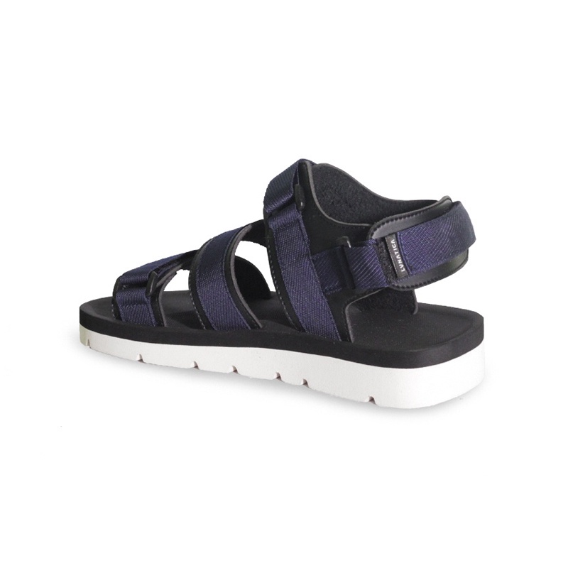 ALTO NAVY ORIGINAL x LVNATICA Sandal Casual Biru Dongker Pria Sendal Gunung Kasual Jalan Santai Harian Main Hangout Lebaran Traveling Fashion Distro Remaja Dewasa Outdoor Adventure Premium Travelling Footwear Tali 2 3 Strap Keren Terbaru Kekinian Branded