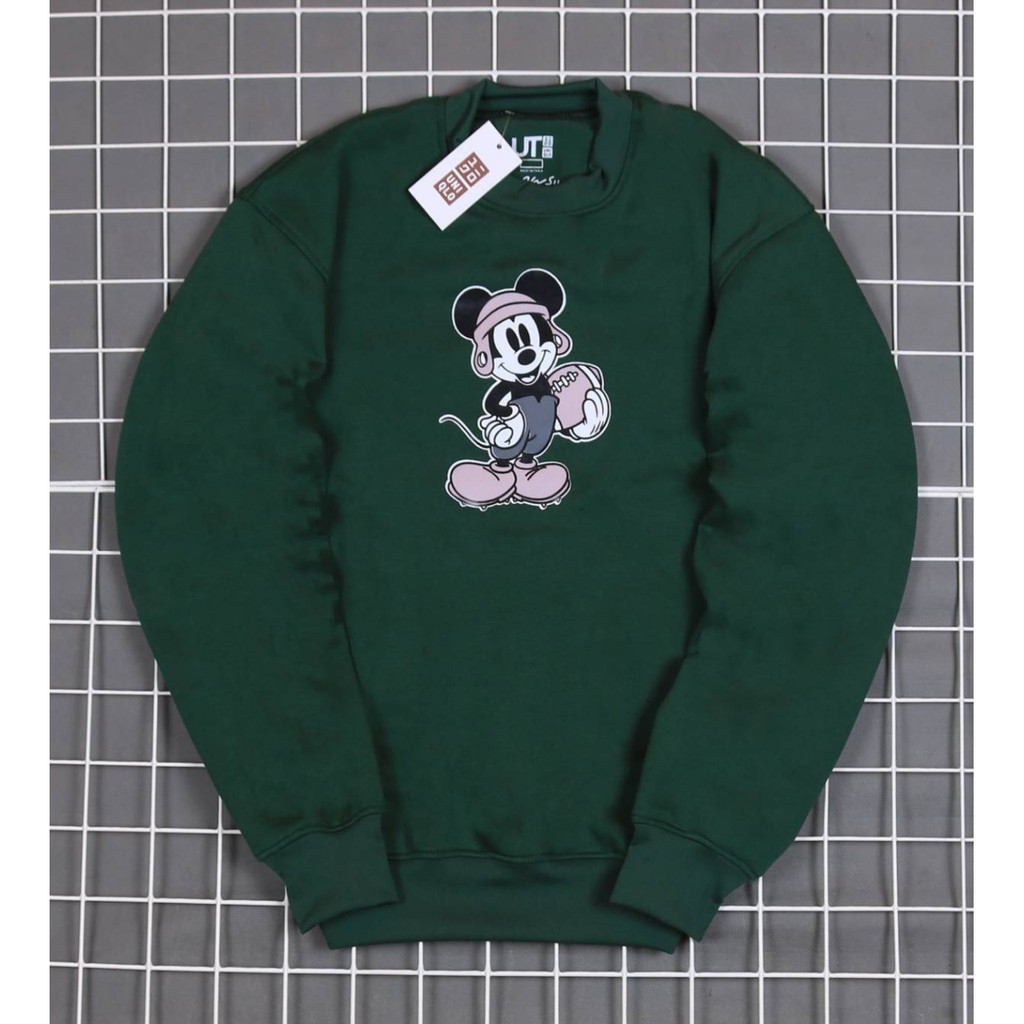 JAKET SWEATER CREWNECK BS DISNEY MICKEY UNISEX PREMIUM QUALITY