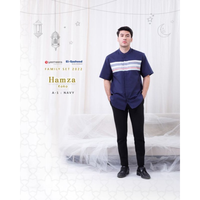 Koko Hamza by el Rasheed// Family Set 2022 by Yasmeera// Baju Lebaran Terbaru