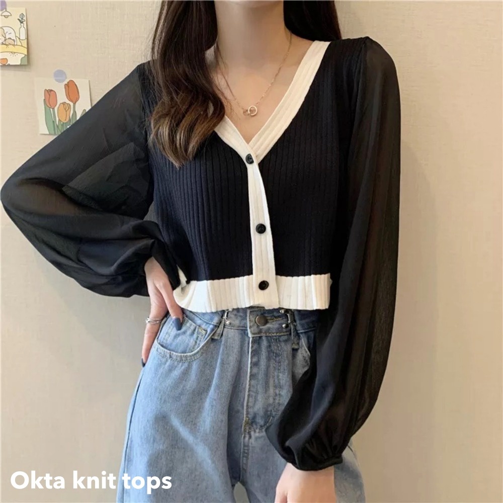 Okta knit tops  -Thejanclothes