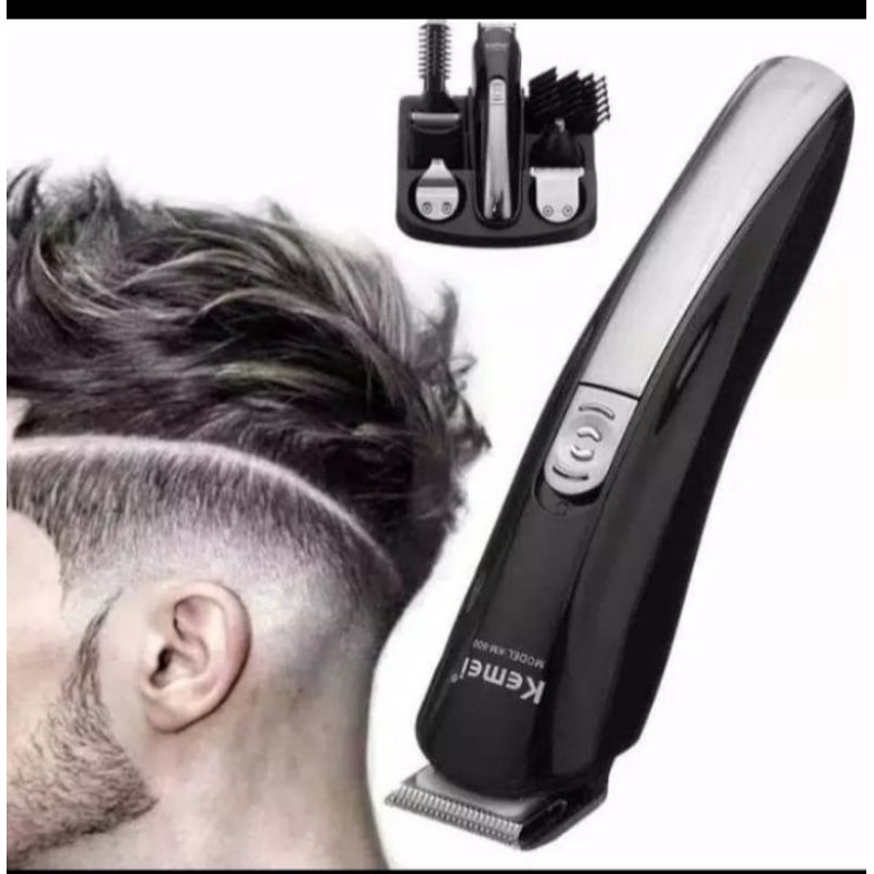 Alat Cukur Mesin cukur KEMEI Professional Hair Trimmer 6in1