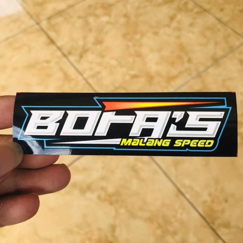 Stiker Bofa's Malang Bengkel Balap Racing Vynil Anti Air Bijian - soundbalapblitar