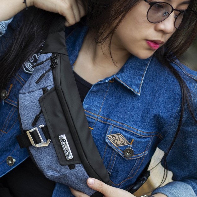 GOLDVERS Tas Slempang Water Resistant ORIGINAL Pria Wanita FASHION Fanny Pack Distro IMPORT
