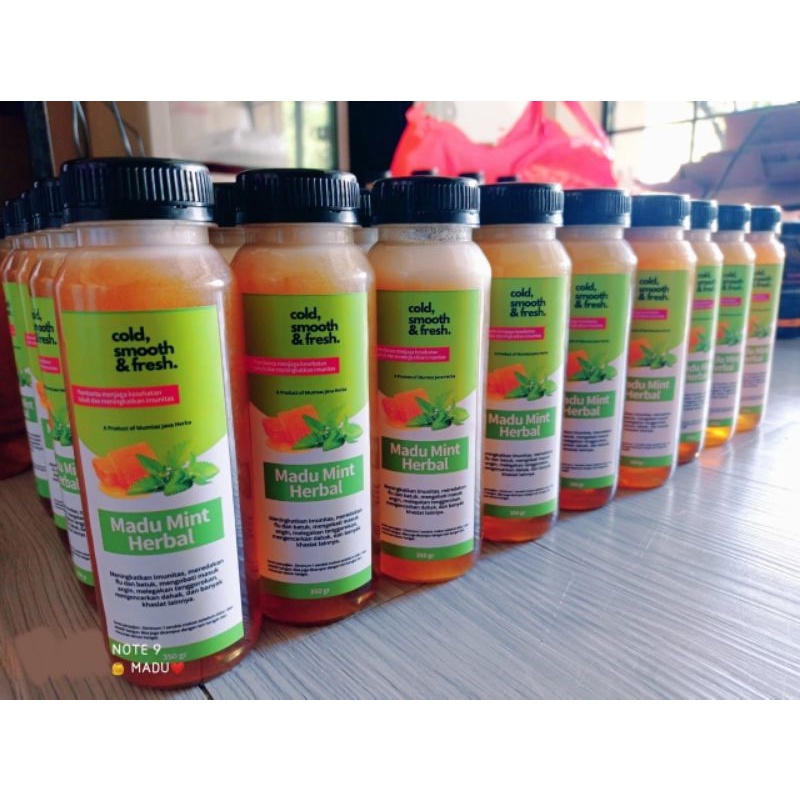 

Madu mint 350 gr (untuk batuk pilek & masuk angin)