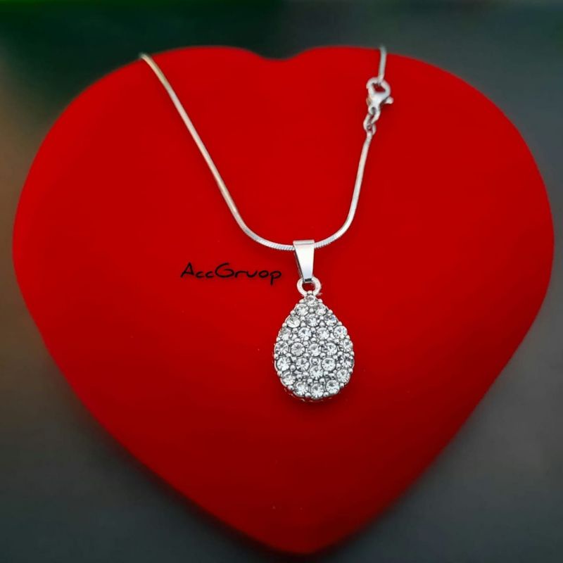 KALUNG LIONTIN FASHION WANITA ANTI KARAT BEST QUALITY