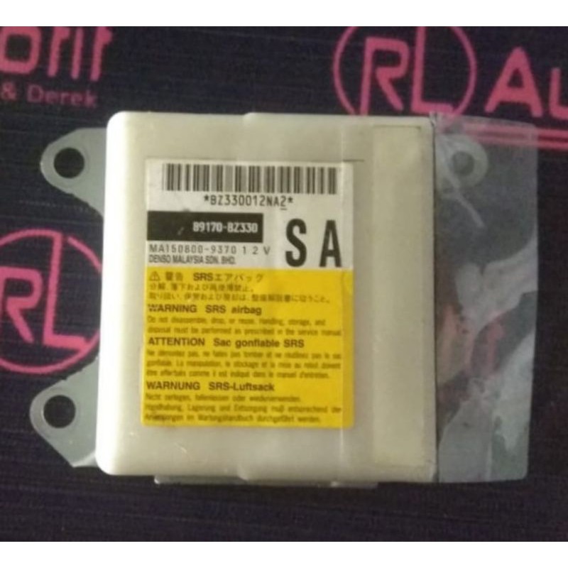 ECU Airbag Allnew Terios 89170-BZ330 Kode SA