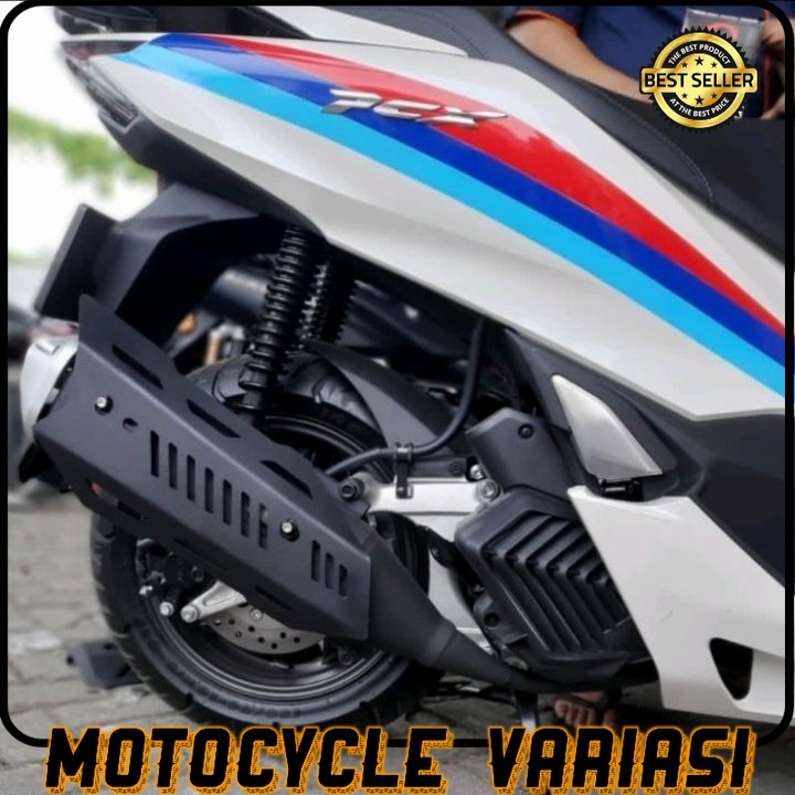 cover tutup knalpot NEW PCX 160 model transformer