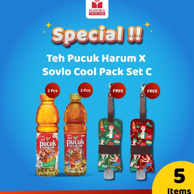 

(BISA COD) Teh Pucuk Harum X Sovlo Cool Pack Set C EKSLUSIF Kode 235