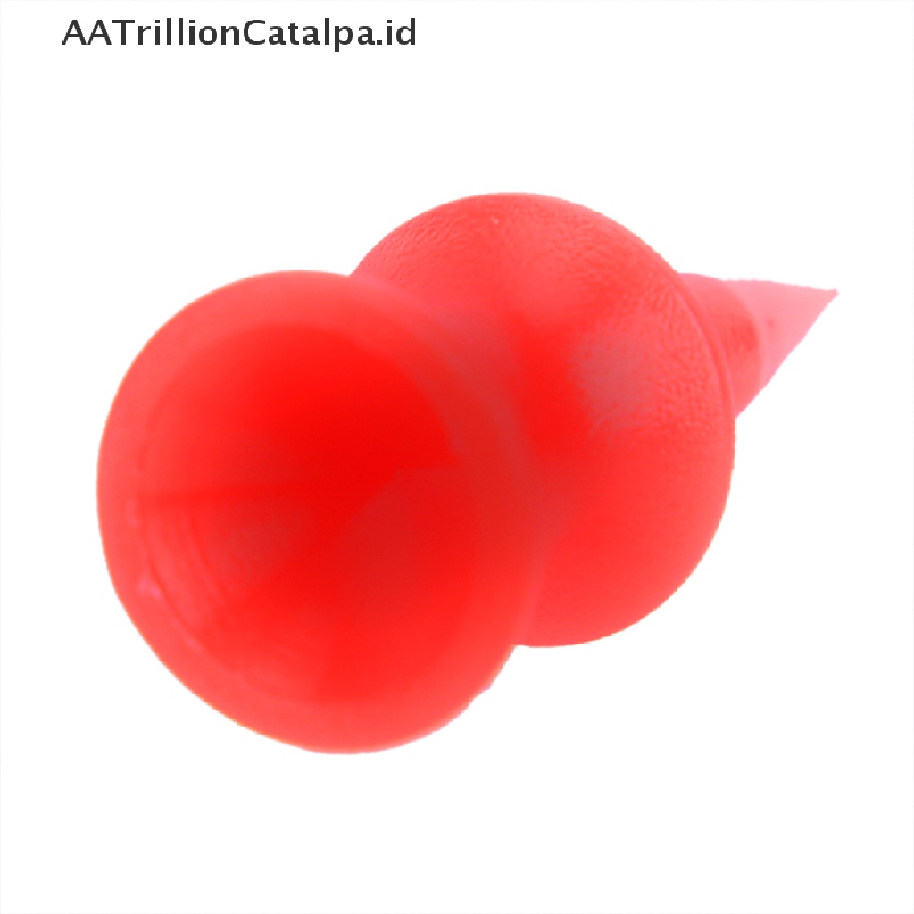 Aatrillioncatalpa 50pcs Tee Bola Golf Double deck 31MM Warna Merah