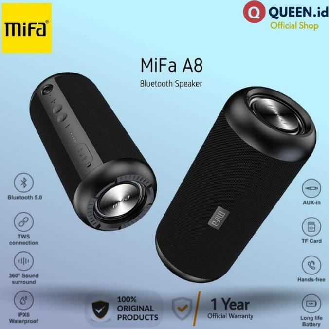 Mifa A8 Tws Bluetooth Speaker 30W Stereo Ipx6 Waterproof