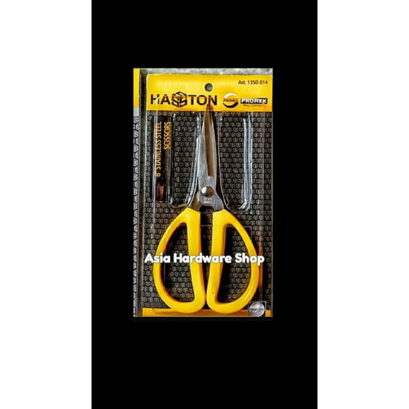 

HASSTON PROHEX Gunting Kodok Gunting Kain Kulit Kertas Kardus Serbaguna 8 Inci Stainless Steel