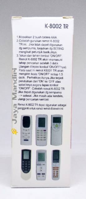 Remote / Remot Multi AC GREE type K-8002 TR