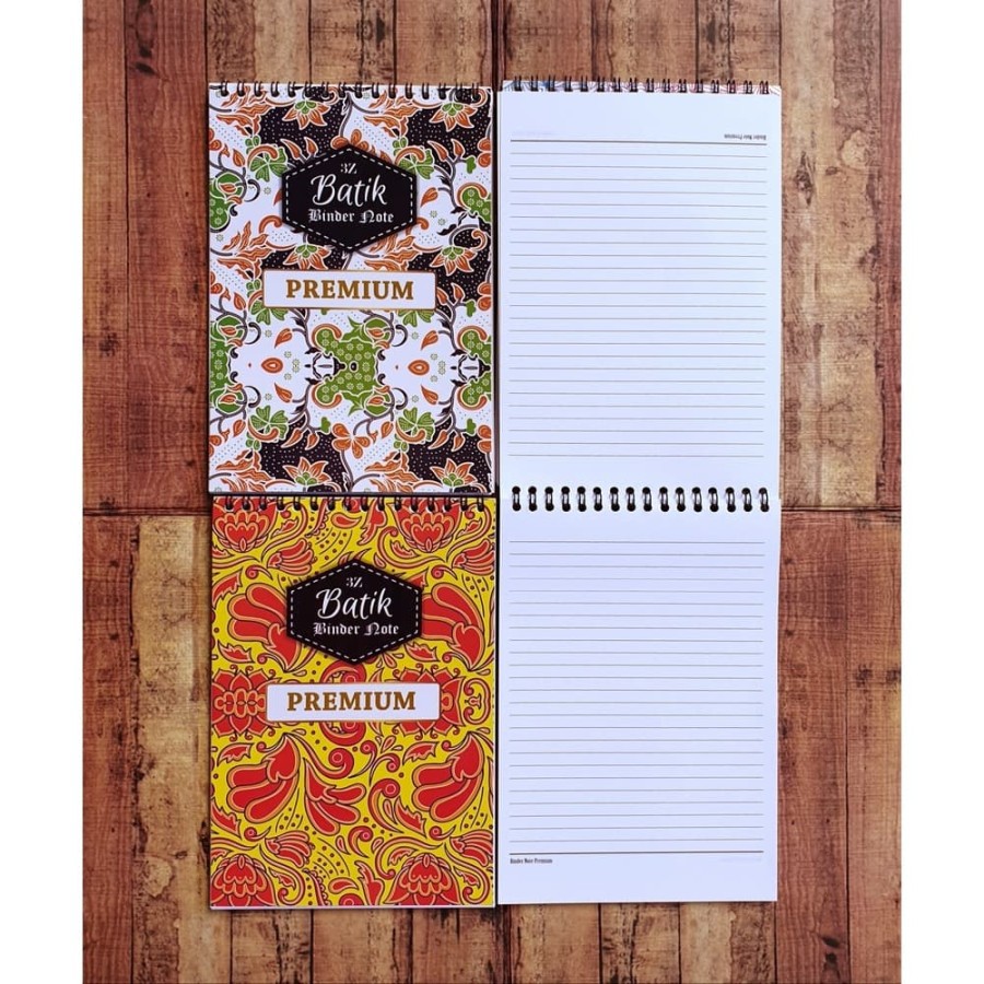 

12 Pcs Block Spiral Note Batik - Binder Note Premium 3Z Colorfull